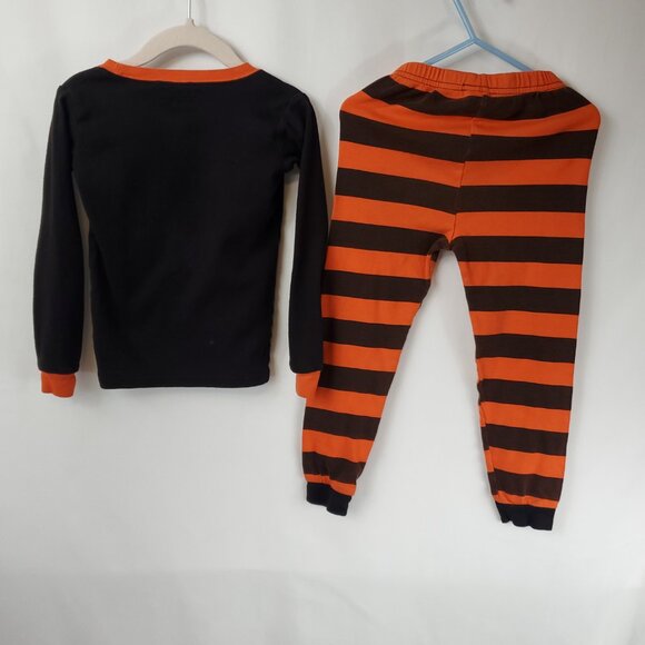 The Childrens Place Unisex Halloween "The Boo Crew 2021" Lng Slv Pant PJs Sz 4T - Picture 7 of 9